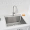 Blanco Quatrus 25 in. Drop In / Undermount Single Basin Stainless Steel Utility Sink 443151 - alternate 3